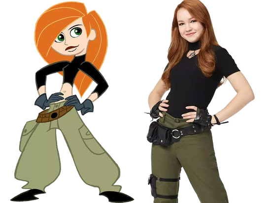 Disney Kim Possible Png Image (gray, black)