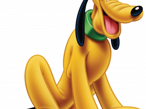 Disney Pluto Download Png 300X225 (chocolate, black, orange)