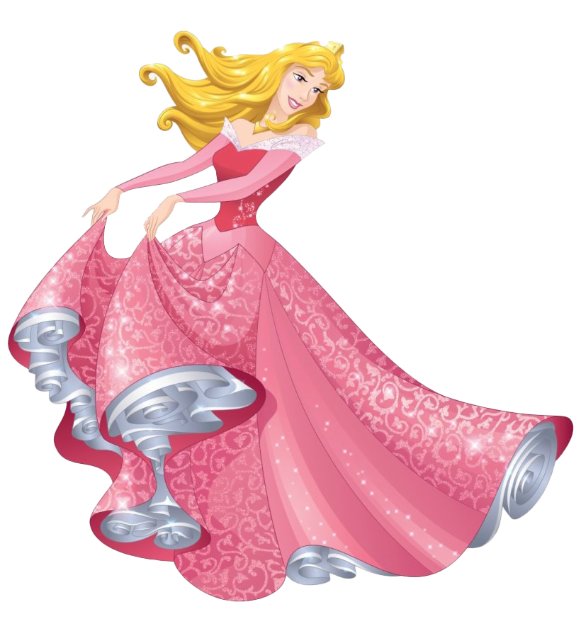 Disney Princess Aurora Png (salmon, white)