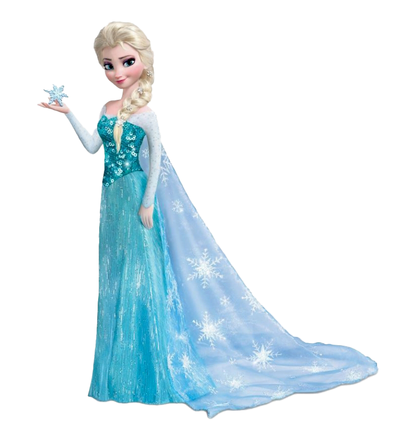 Disney Princess Elsa Transparent (lavender, white, silver)