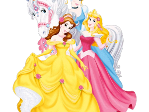 Disney Princesses Free Download Png 300X225 (gold, white, yellow, black, pink)