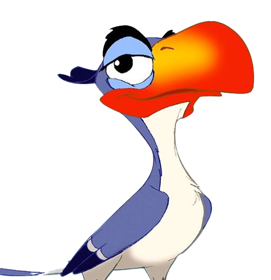 Disney Zazu Png Clipart (red, beige, black, gray, white)