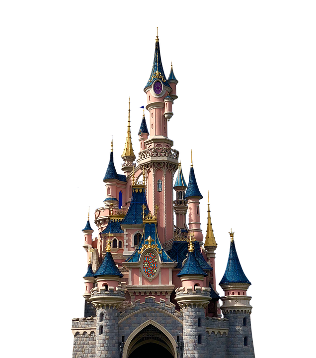 Disneyland Castle Png Clipart (indigo, black)