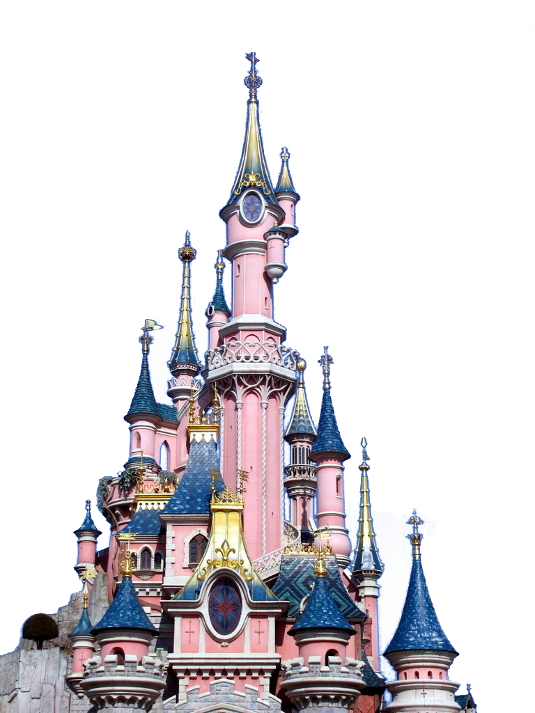 Disneyland Castle Png Cutout (white)