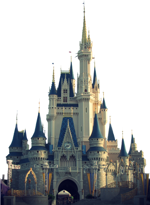 Disneyland Castle Png (black)