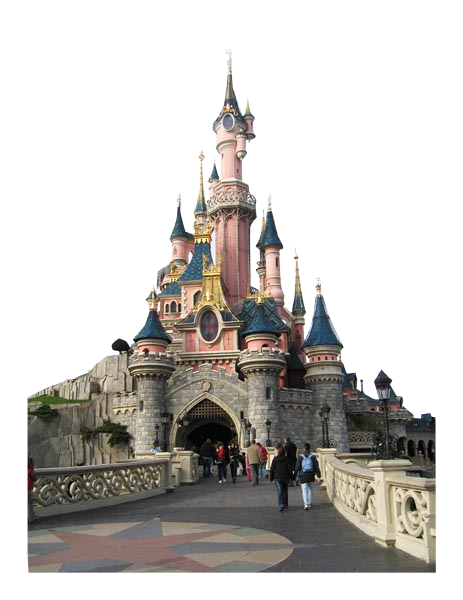 Disneyland Castle Transparent (gray)