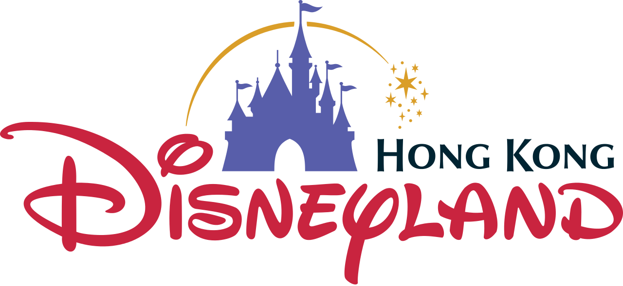 Disneyland Logo Png Clipart (chocolate, indigo, black, gray)