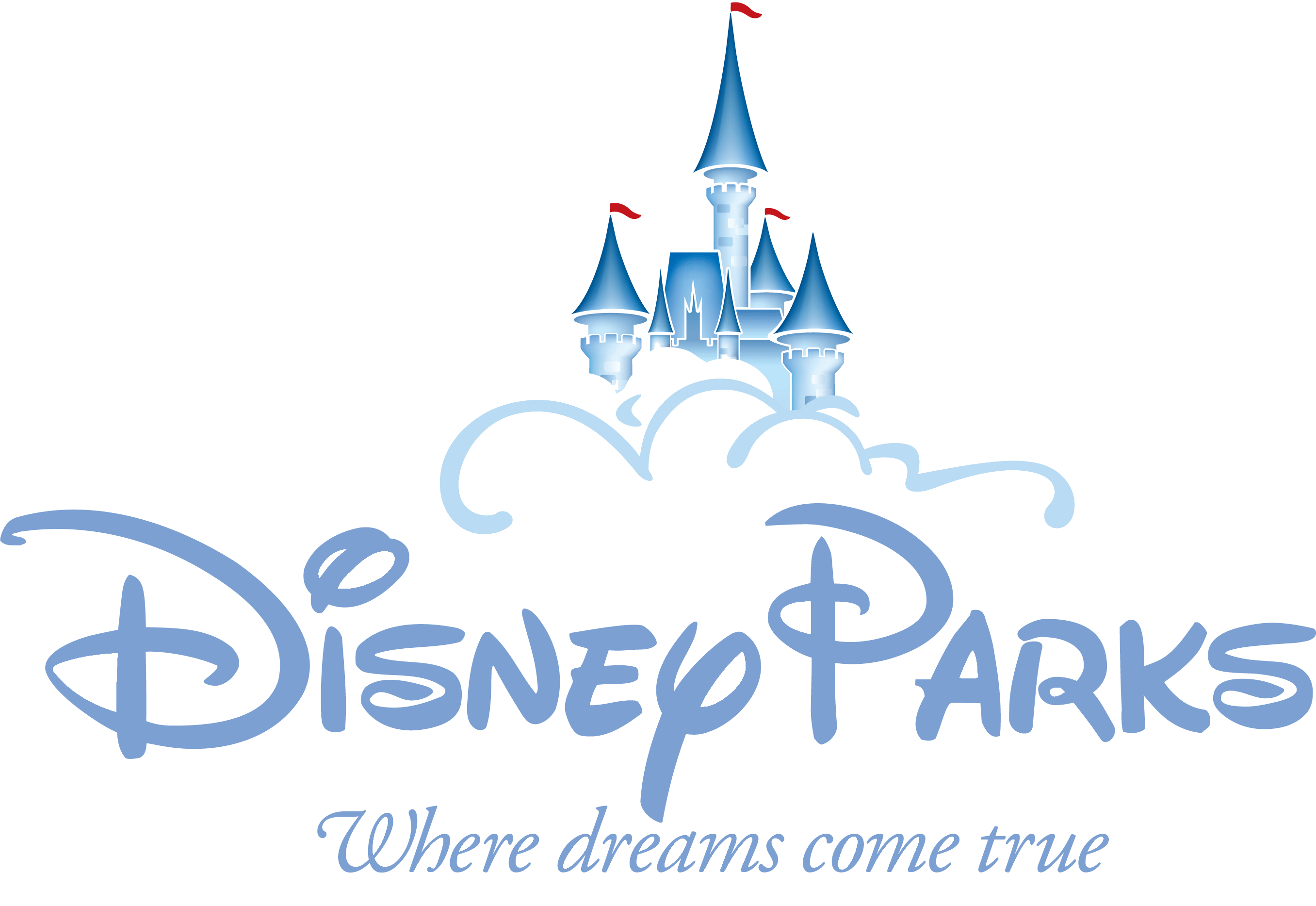 Disneyland Logo Transparent (gray, silver)