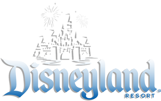 Disneyland Logo (indigo, black, gray, white)