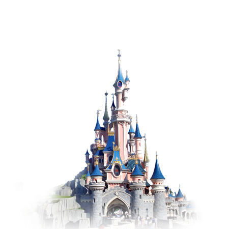 Disneyland Transparent Background (black)