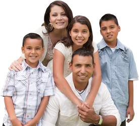 Hispanic Family Png Isolated Pic (black, lavender)