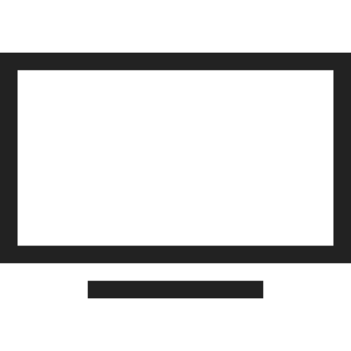 Display Television Tv Device Technology Free Transparent Png Icon Download (black)