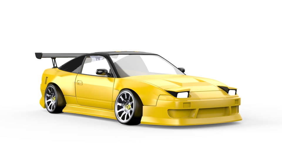 Nissan 240Sx Png (white, lavender, black)