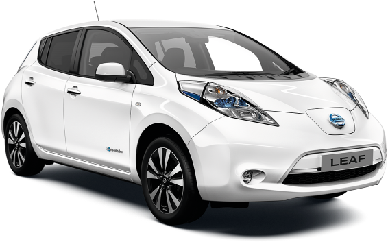 Nissan Leaf Download Png Image (white, lavender, black)