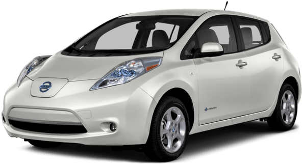 Nissan Leaf Png Photo (silver, black)