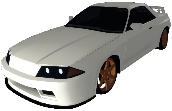 Nissan R32 Png File (white, gray, black)