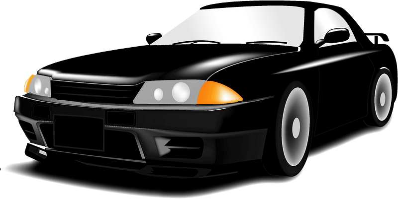 Nissan R32 Png Pic (white, gray, lavender, black)