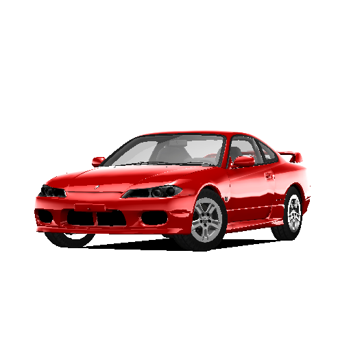 Nissan Silvia S15 Png File (maroon, black)