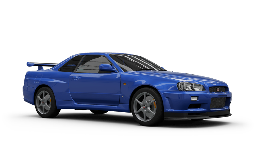 Nissan Skyline Gt R R34 Png Image (indigo, black)