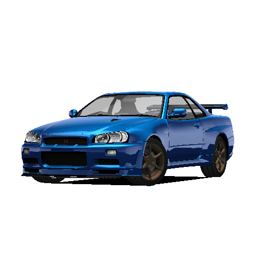 Nissan Skyline Gt R R34 Png Pic (black)