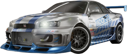 Nissan Skyline Png Hd Isolated (gray, black)