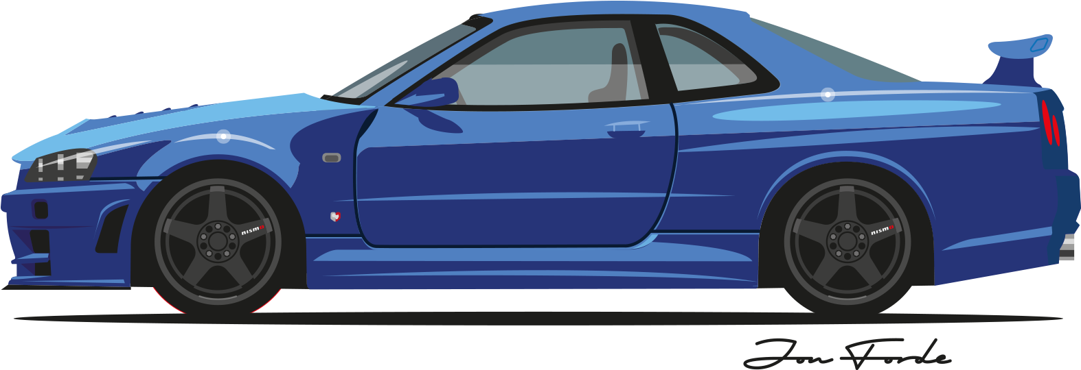 Nissan Skyline Png Photo (indigo, navy, black)