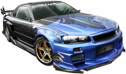 Nissan Skyline Png (black)