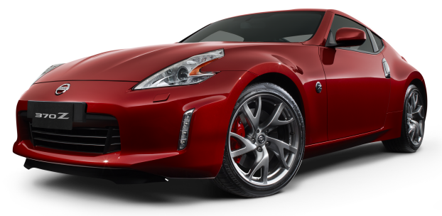 Nissan Z Png Isolated Image (maroon, black)