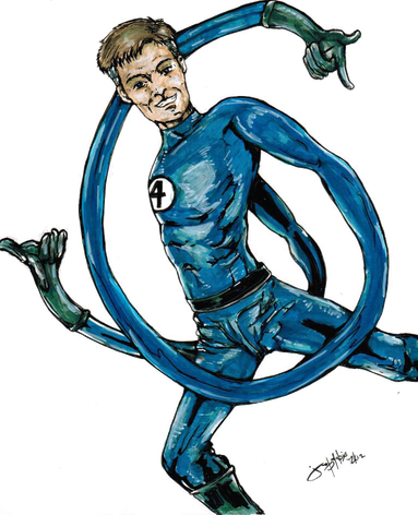 Mister Fantastic Png Isolated Hd (white, black)