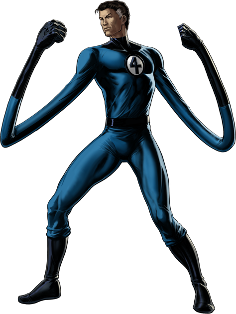 Mister Fantastic Png Transparent (white, lavender, black, teal)