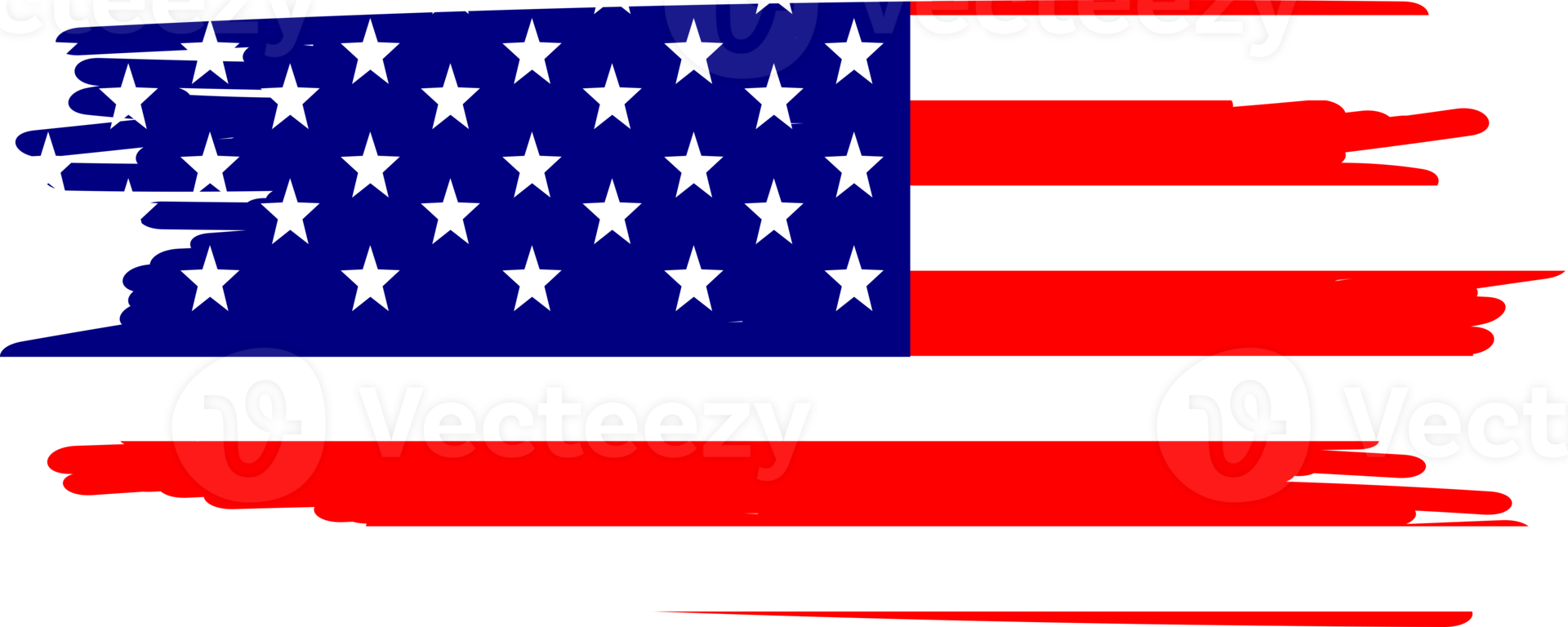 Distressed American Flag Png (white, black, navy, red, salmon)