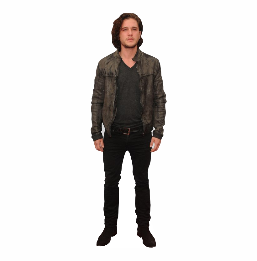 Kit Harington Png File (white, black)