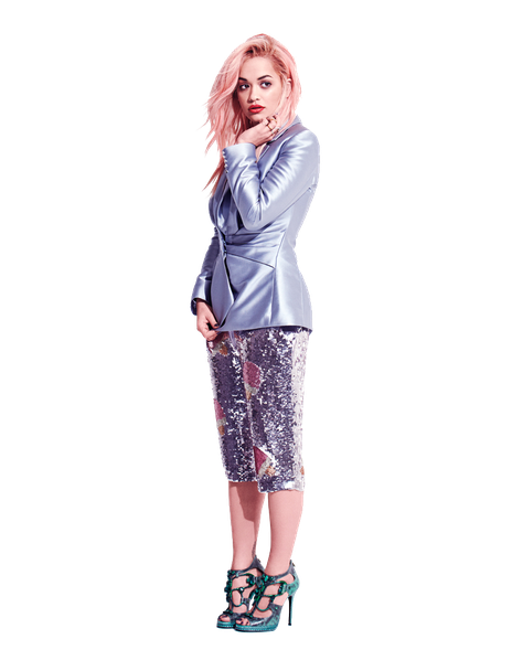 Rita Ora Png Transparent Image (silver, black, lavender)