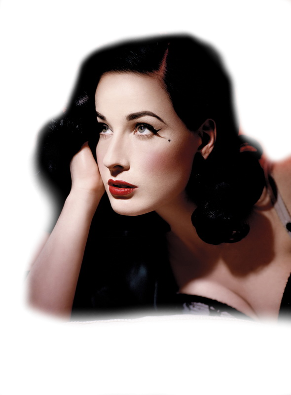 Dita Von Teese Png Hd (black, maroon)