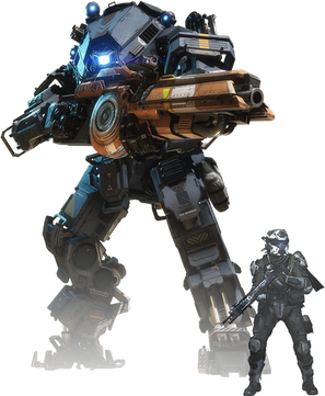 Titanfall Png Isolated File (black)