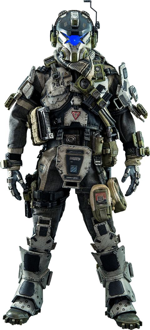 Titanfall Png Pic (black, white)