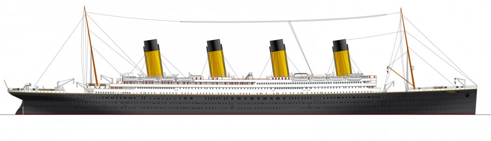 Titanic Download Png Image (indigo, black)