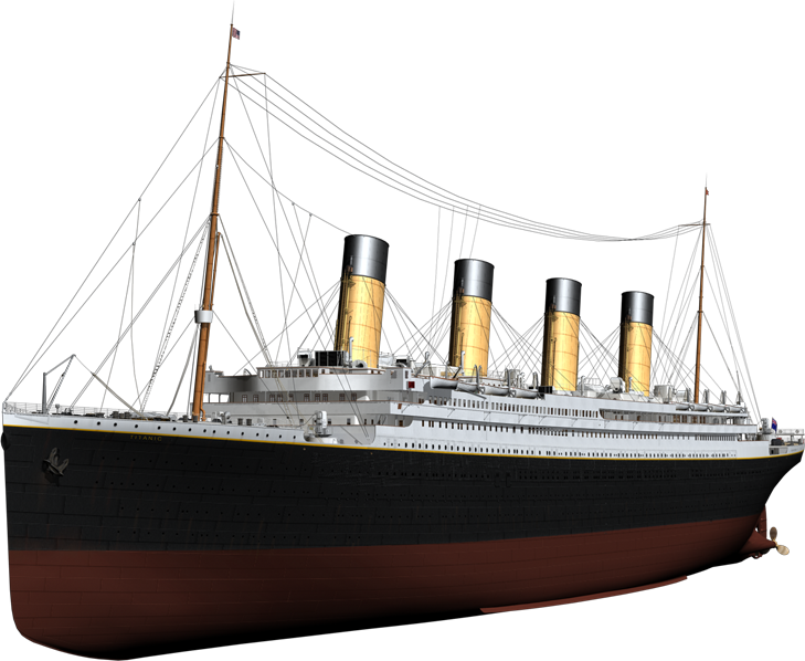 Titanic Png Hd Image (black, white)