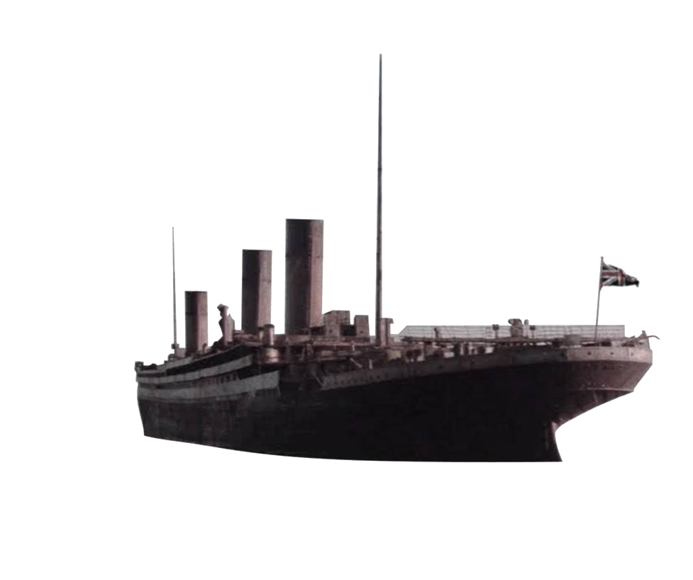 Titanic Png Picture (black, white)