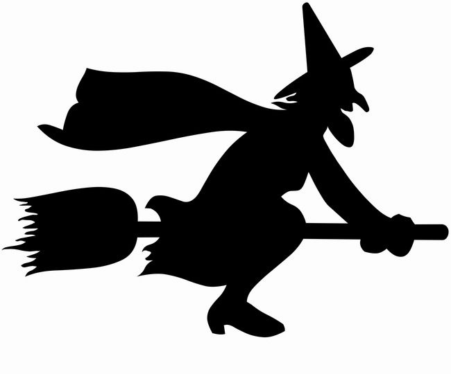 Witch Png Free Image (black, white)