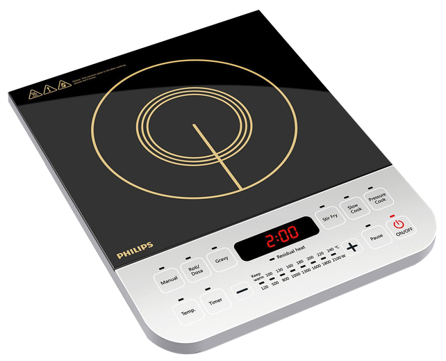 Kitchen Induction Cooktop Png Image (black, white, lavender)