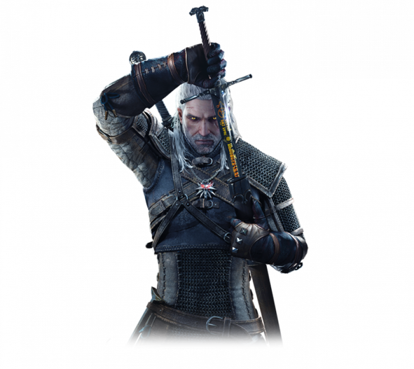 Witcher Concept Art Png Clipart (black)