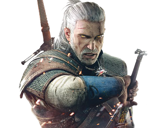 Witcher Png Clipart (gray, white, lavender, silver, beige)