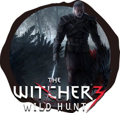 Witcher Png Image (black, white)