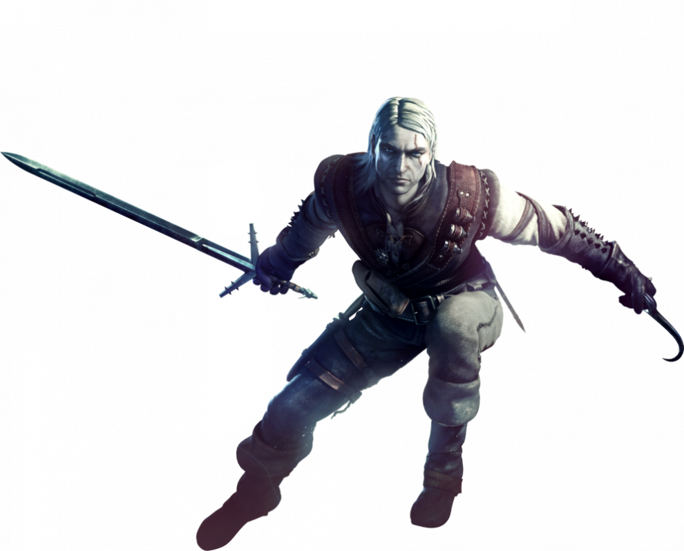 Witcher Png Photos (black, gray, white)