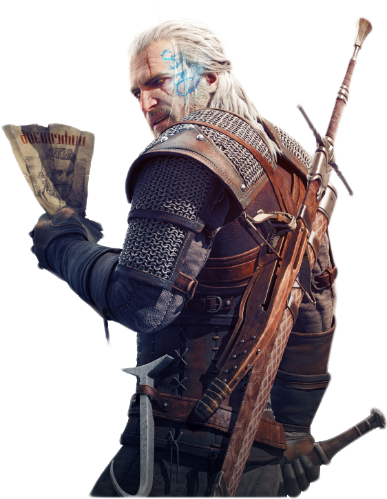 Witcher Png Picture (indigo, black, white)