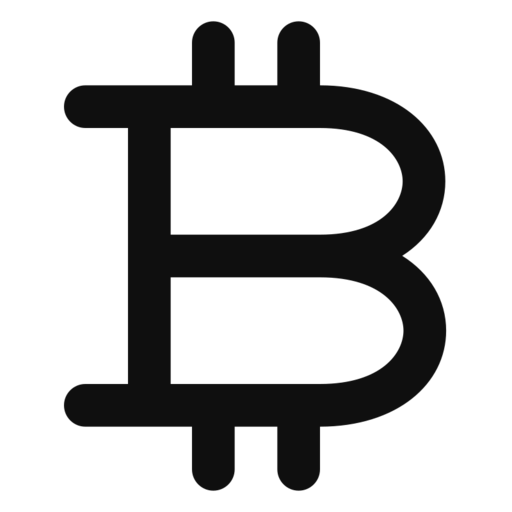 Bitcoin Free Transparent Png Icon Download (black)