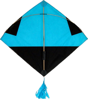 Kite Transparent Png (greenish blue, black)