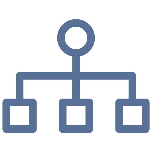 Sitemap Icon Free Png Icon Download (navy, gray, black, indigo)