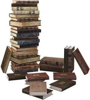 Literature Png Isolated Pic (maroon, black)